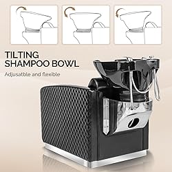 OmySalon Backwash Unit Salon Shampoo Bowl and