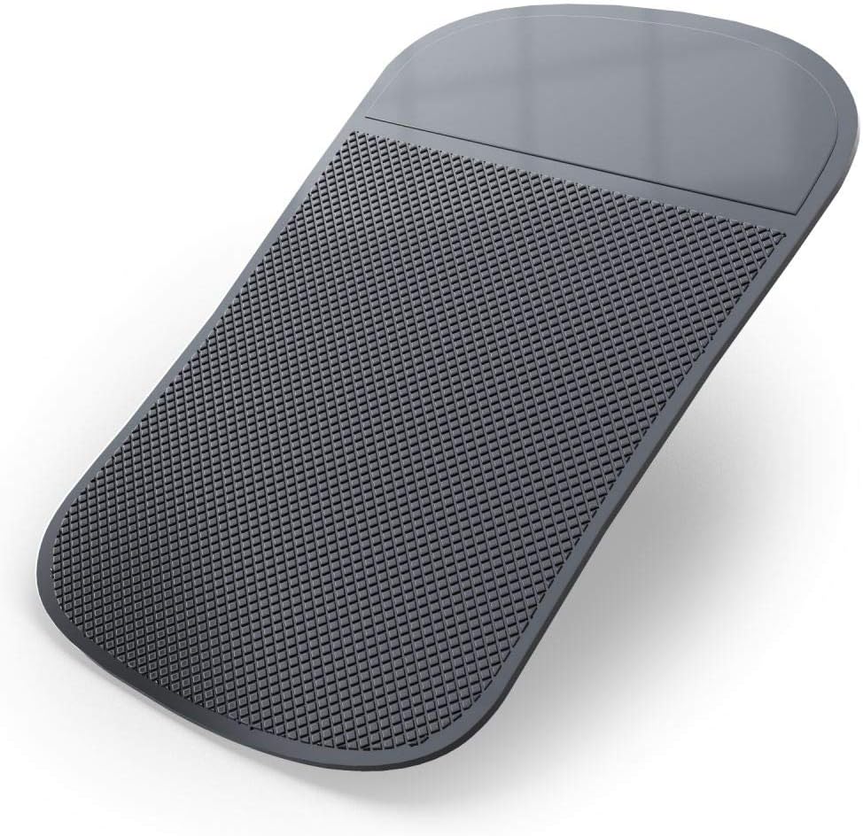 Ganvol Anti-Slip Car Dash Sticky Pad Extra Large (8.3 x 5.3 in), Heat Resistant Non-Slip Mat, Dashboard Cell Phone Holder, Laser Radar Detector Mounting Mat, Heat Resistant - Don't Melt Under Hot Sun