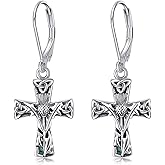 AXOMY Scottish Thistle/Dragonfly/Button/Angel Wings 925 Sterling Silver Dangle Earrings Jewelry Gift for Women