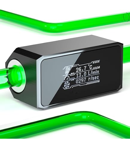 Aquacomputer G1/4 Next RGBpx Flow Sensor - High Flow (53293