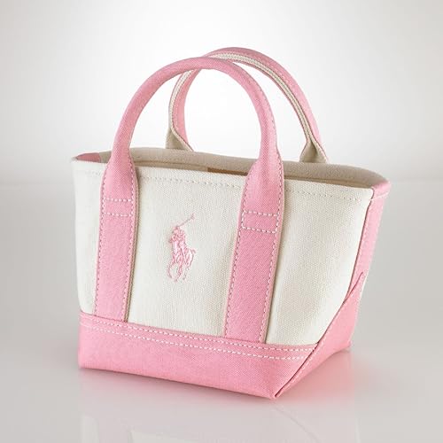 Amazon 並行輸入 Ralph Lauren ラルフローレン ミニキャンバストートバッグ ビッグポニー ナチュラル Oneサイズ Polo Ralph Lauren ポロラルフローレン トートバッグ