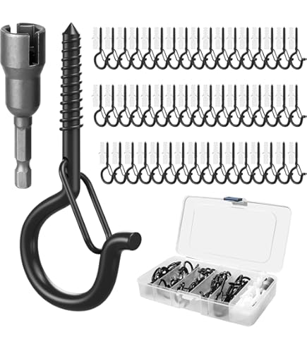 Uxcell Concrete Wall Hook Expansion Hook Open Cup Screw Stainless Steel For Indoor Outdoor Ceiling Concrete Walls 10 M6 40mm - View #5