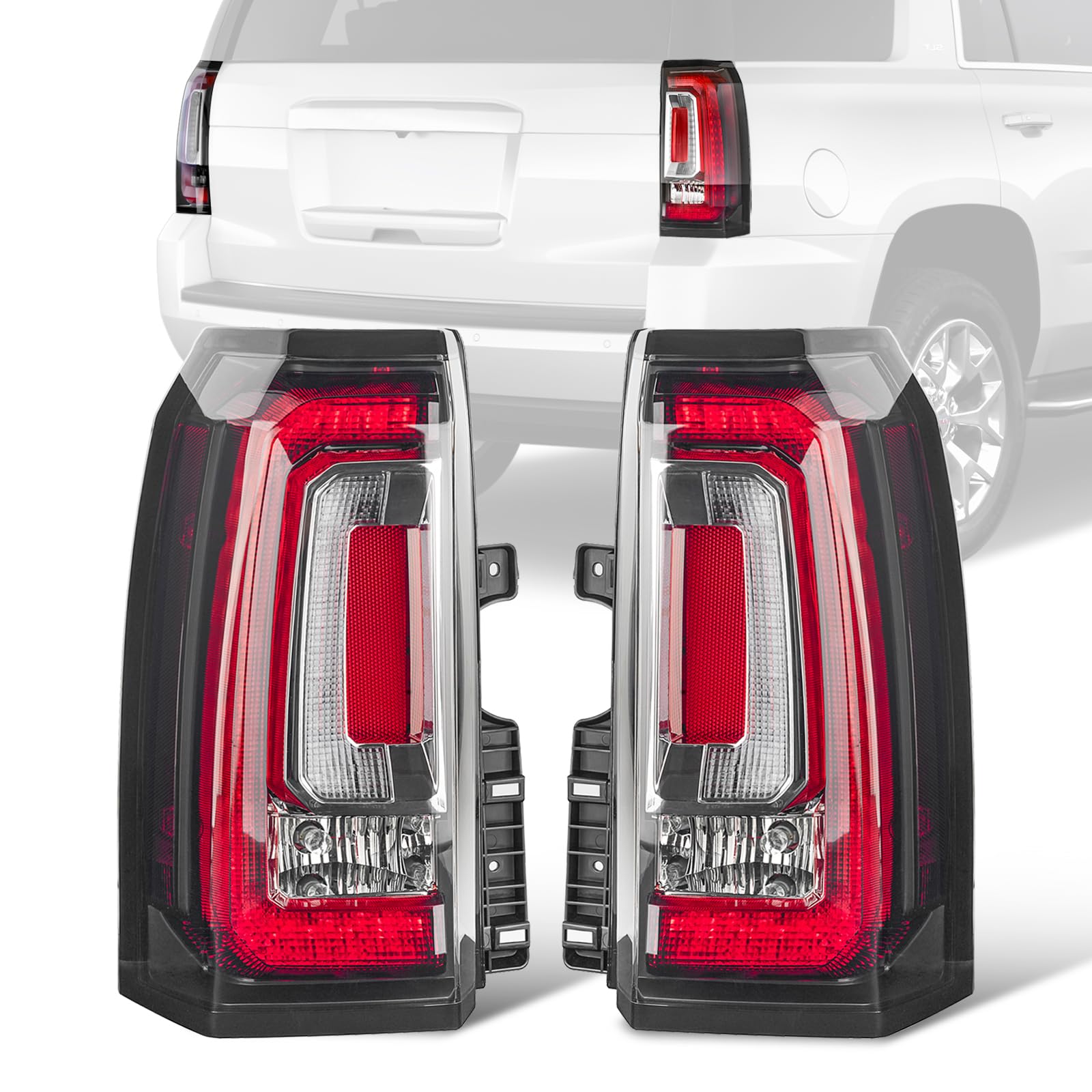 2018 Chevy Equinox Tail Light HECASA LED Tail Light Brake Lamp - Right Passenger Side For 2015-2020 GMC Yukon/Yukon XL Yukon Tail Light - Foto 7