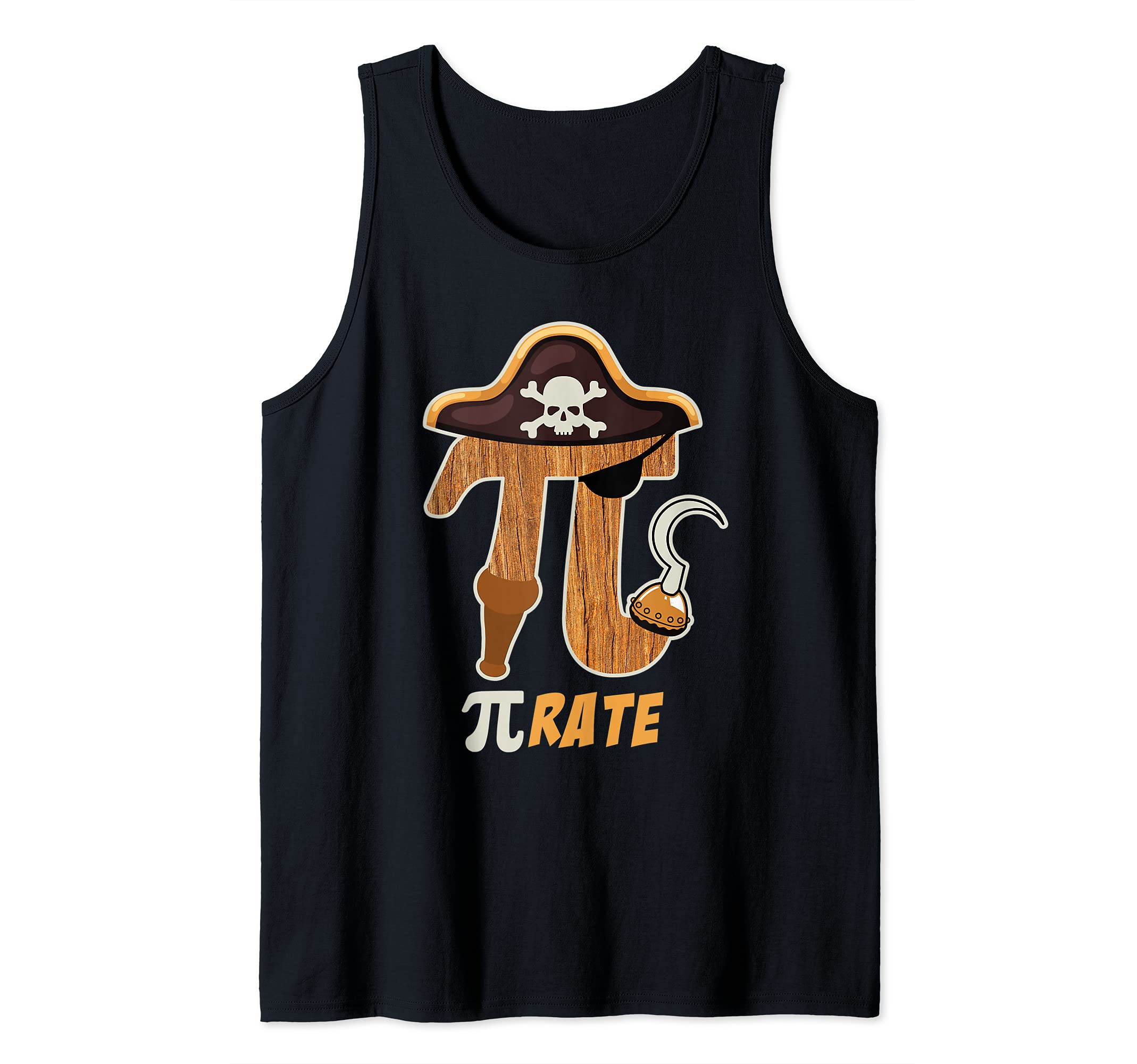 Pi Rate Halloween Costume Cool Tank Top