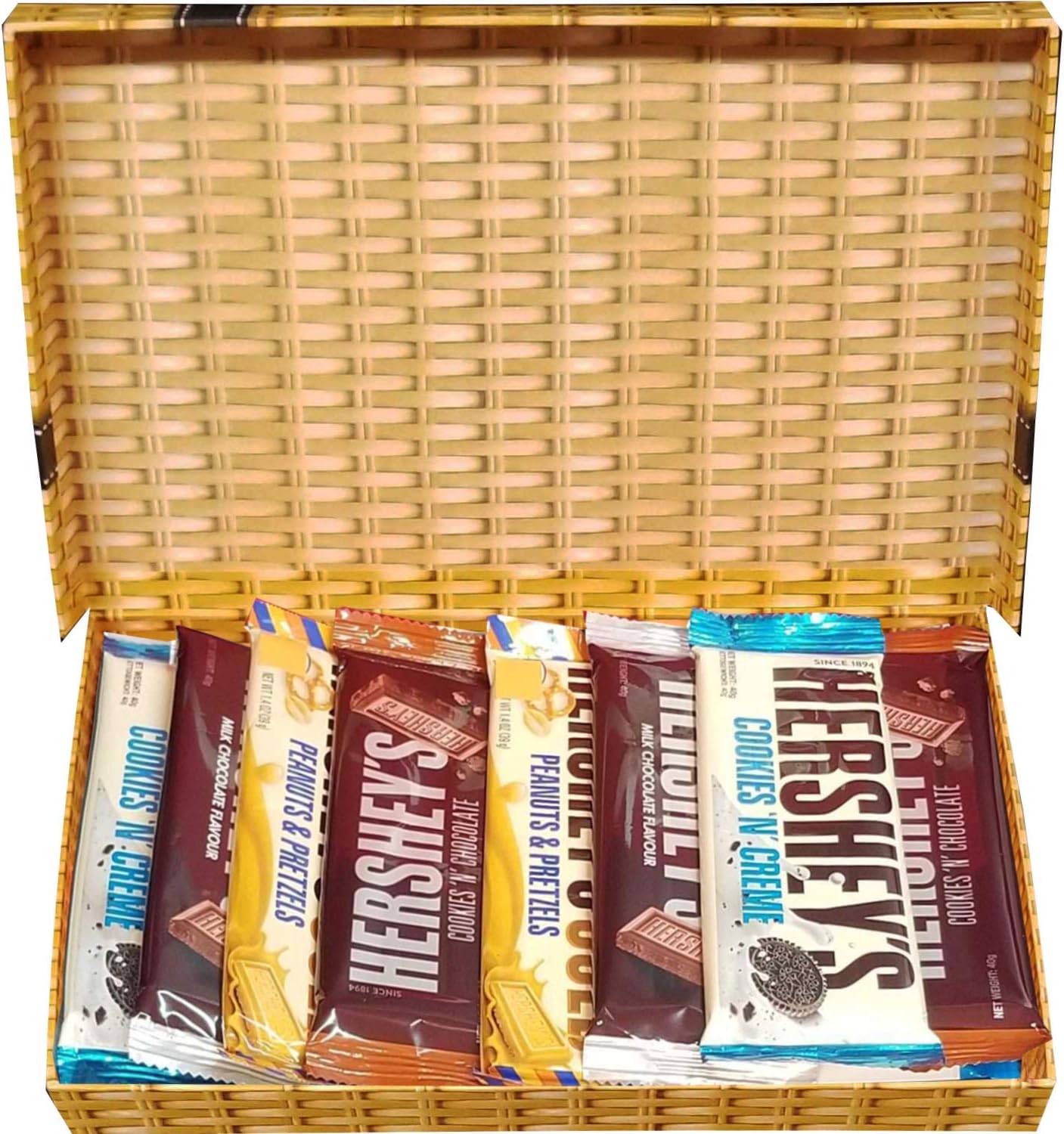 Caja de selección de chocolate americano Hershey's Chocolate con leche