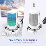 FIFINE Gaming Mic Kit Bundle USB Condenser Microphone with Arm White view 2