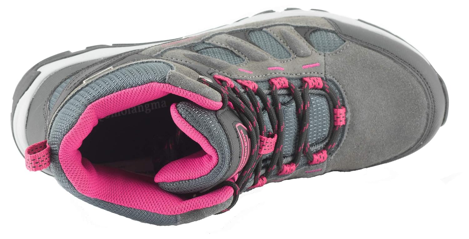 QOMOLANGMA Women’s Waterproof Hiking Shoes Lightweight Non-Slip Breathable Running Camping Outdoor Trekking Sneakers