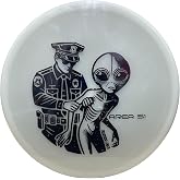 DOOMSDAY DISCS Area 51 | Stable Disc Golf Putter and Approach Disc | Premium Glow in The Dark Plastic