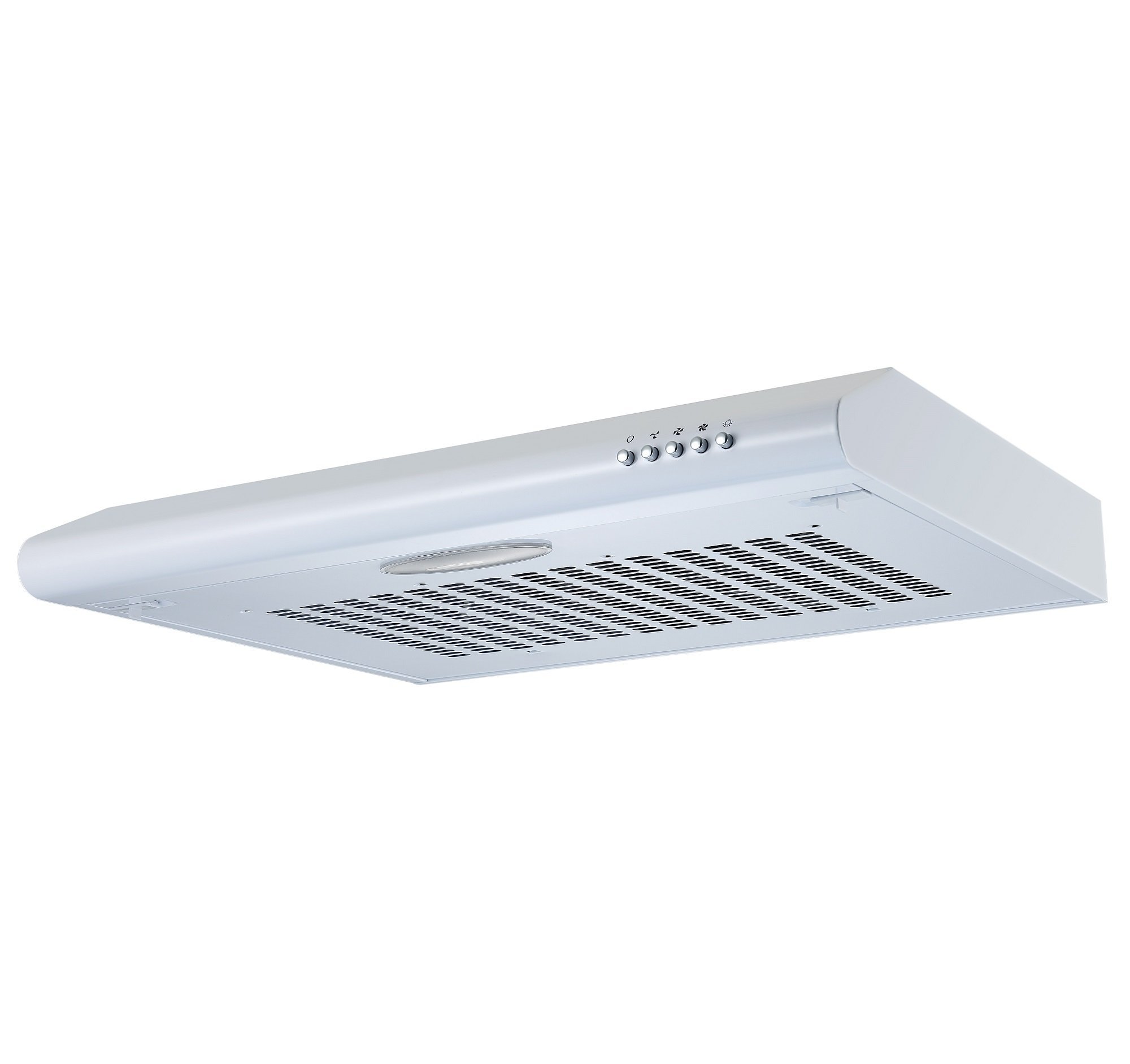 Cookology VISOR600WH 60cm Visor Cooker Hood in White Kitchen