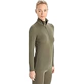 Icebreaker Merino Womens Standard 175 Everyday Cold Weather Base Layer Thermal Long Sleeve Half Zip Top