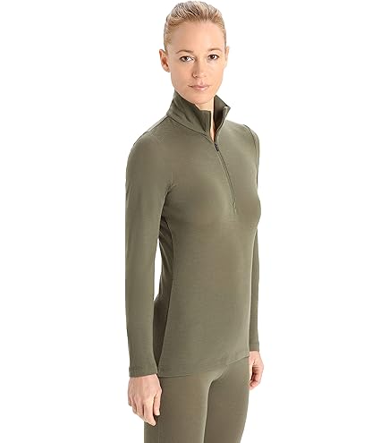 登山用品 ICEBREAKER MERINO 260 LADIES HALF ZIP Women's Merino 260 Tech Long Sleeve Half Zip Thermal Top| icebreaker