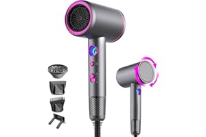 Ionic hair dryer, Arhhn 1875W hair dryer for women, seche cheveux, professional high speed hair blow dryers, hair dryer Light