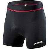 XGC Men's Cycling Underwear Shorts with High-Density High-Elasticity and Highly Breathable 4D Gel Padded