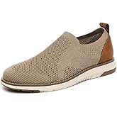 DECARSDZ Men's Loafers Casual Slip On Shoes Knit Mesh Fabric Shoe C021