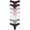 Victoria's Secret Women's Lace Thong Underwear, Panties for Women, Multi Pack (XS-XXL)