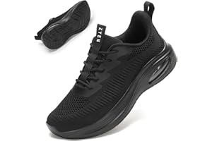 ZYEN Wide Toe Box Shoes Women Air Cushion Road Running Shoes Extra Wide Width Sneakers Arch Support Gym Athletic Tennis Sneakers Lightweight Breathable Walking Shoes