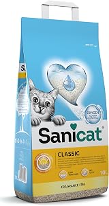 Sanicat Classic Unscented 10 L Cat Litter view 1