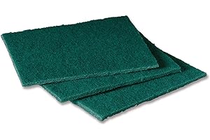 3M Scotch-Brite General Purpose Scouring Pads 105, Green, 4.5" x 6" Cleaning Scrub Pads (Pack of 40)