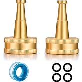 YELUN Brass Hose Nozzles,Heavy-Duty Brass Jet Sweeper Jet Nozzle, 2 Pack (Jet Sweeper BB)