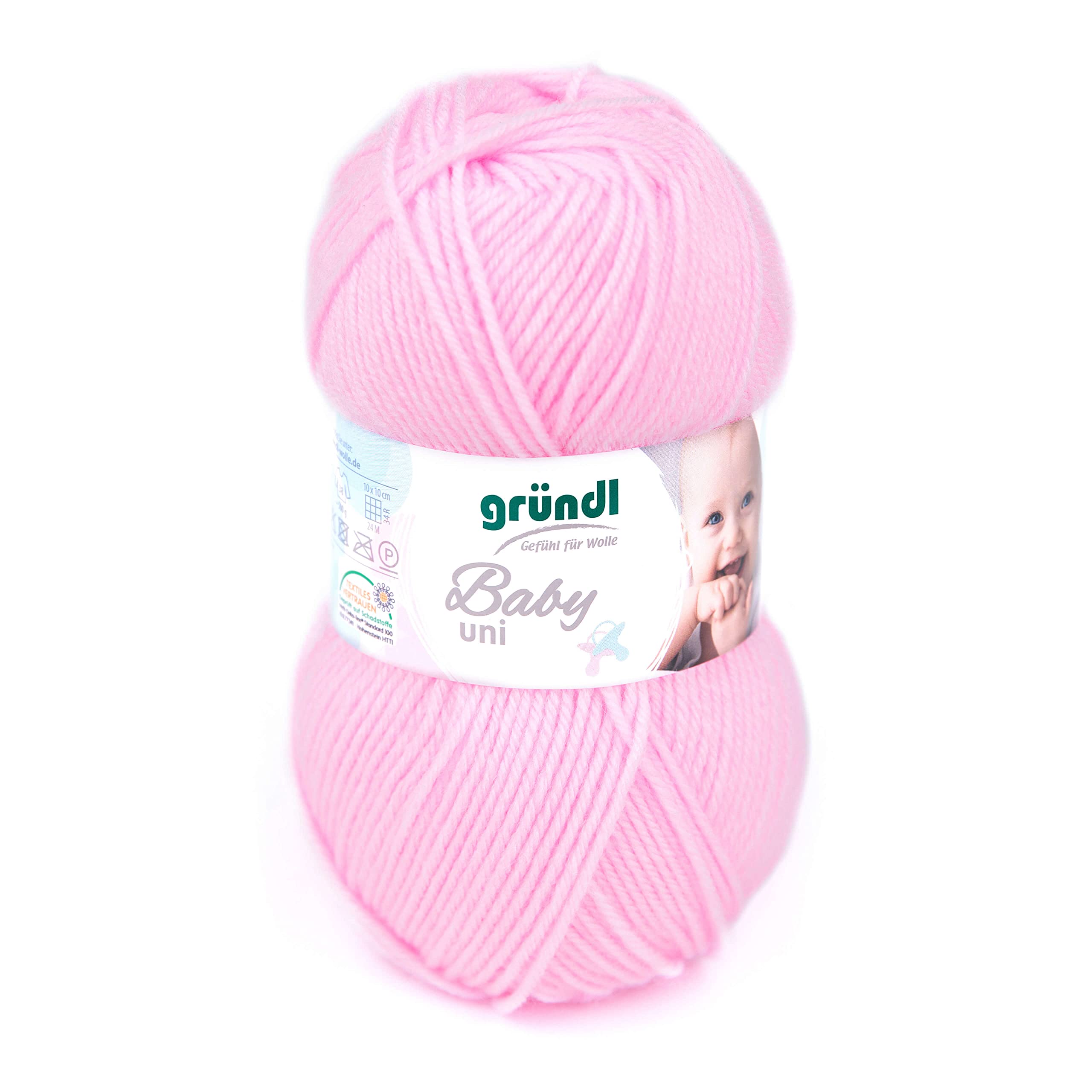 Gründl Yarn, 07 Rosa, approx. 150 m