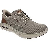 Skechers Men's USA Arch Fit Crosser - Ruger Smooth Toe Bungee Lace Slip-Ins