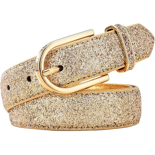Mealah Glitter-Rhinestone-Western-Cowboy Belt for Women  display picture 1