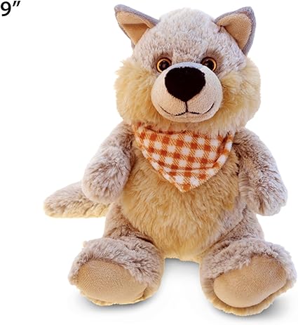 grey wolf plush