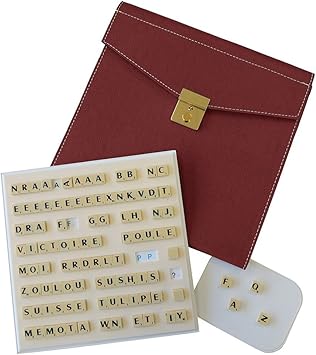 Cleron Scrabble Magnetique Facon Maroquinerie Fabrique En France Bordeaux Amazon Fr Jeux Et Jouets