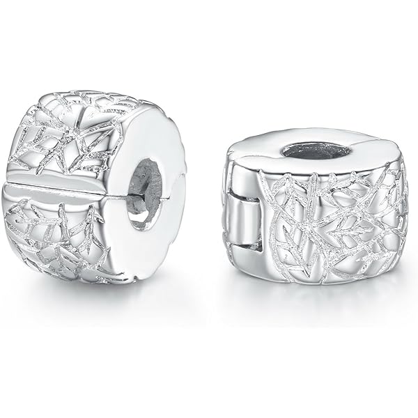thumbnail image 2 of AVILIA Designs Solid Sterling Silver Sparkling Vine Charm | Cubic Zirconia | Fits Pandora, Chamilia, Troll Beads 2 of 3