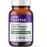New Chapter Every Woman's One Daily Multivitamin, 48 Tablets | Whole-Food Fermented Nutrients for Bone, Cellular Energy, and Immune Support, No Added Sugar, Vegetarian, and Gluten Free