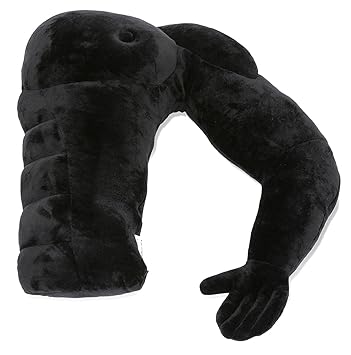 Boyfriend Arm-Kissen Bett Sofa-Kissen Muskel Arm Snuggle, Schwarz, mit Kissen