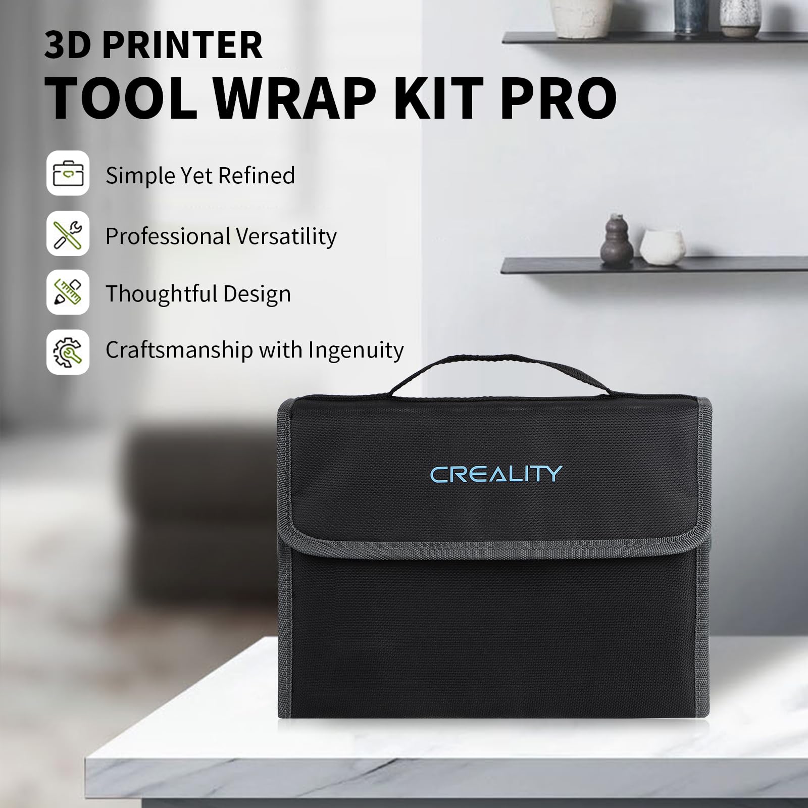 Creality 3D Drucker Tool Kit Pro 74pcs Toolkit, Modell-Nachbearbeitung 3D Drucker Werkzeug Kit, Düsenreinigungsset, Abschluss, Entgratungs, Entfernungswerkzeuge, Reinigungsnadeln, für alle 3D Drucker 2