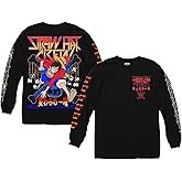 Ripple Junction One Piece Men’s Long Sleeve T-Shirt Straw Hat Pirates Monkey D. Luffy Jolly Roger Anime Officially Licensed