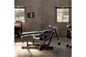 IDEALHOUSE Leg Extension and Curl Machine, 630 LB Adjustable Seated and Lying Leg Curl Machine for Home Gym, Leg Workout Equi