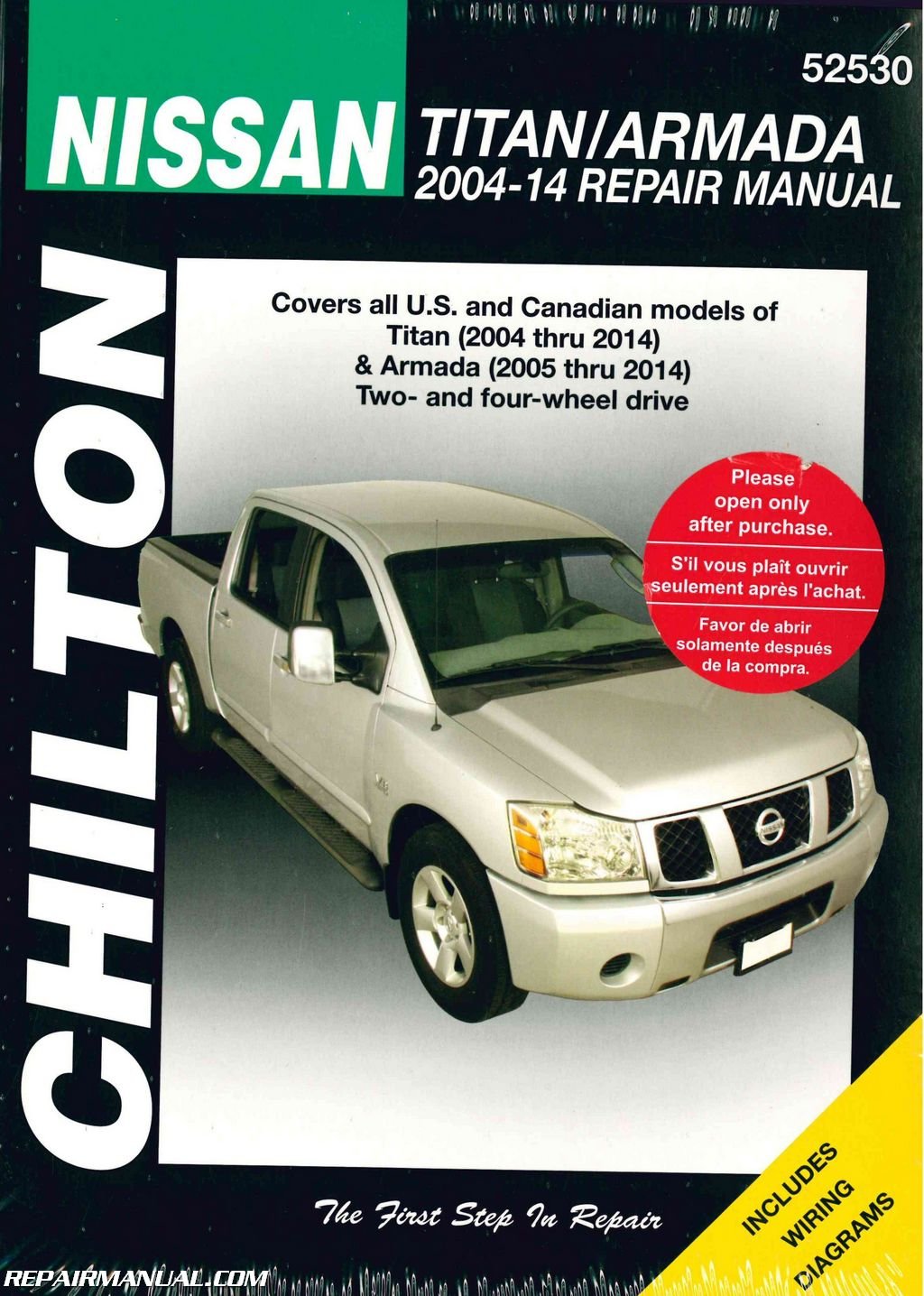 Amazon.com: CH52530 Chilton 2004-2014 Nissan Titan 2005-2014 Nissan Armada  Auto Repair Manual: Manufacturer: Automotive