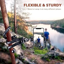 UBeesize Flexible Cell Phone Tripod, Mini Travel