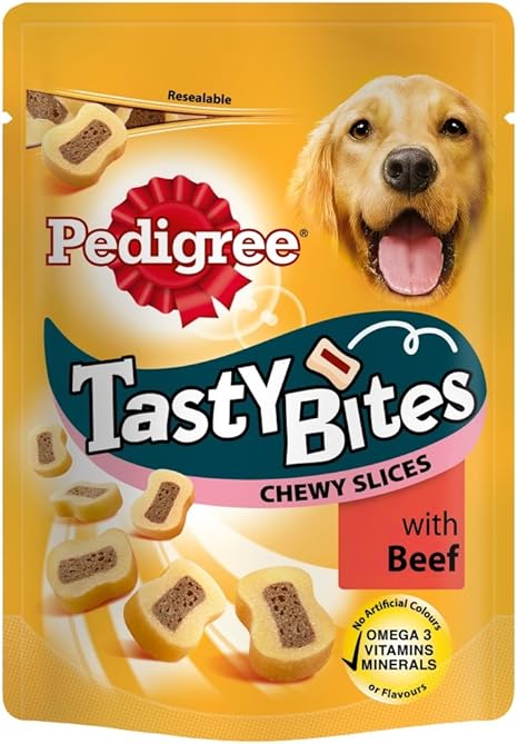 pedigree tasty bites chewy slices