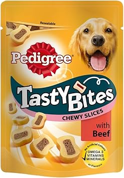 pedigree tasty bites chewy slices