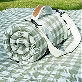Genovega Waterproof Picnic Blanket Beach Outdoor Camping Mat Extra Large Foldable Cute Big Travel Essential Accessories Gift Park Patio Lawn Garden Grass Ground PlayMusic Festival Concert Must Have