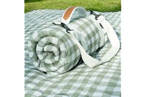 Genovega Waterproof Picnic Blanket Beach Outdoor Camping Mat Extra Large Foldable Cute Big Travel Essential Accessories Gift Park Patio Lawn Garden Grass Ground PlayMusic Festival Concert Must Have