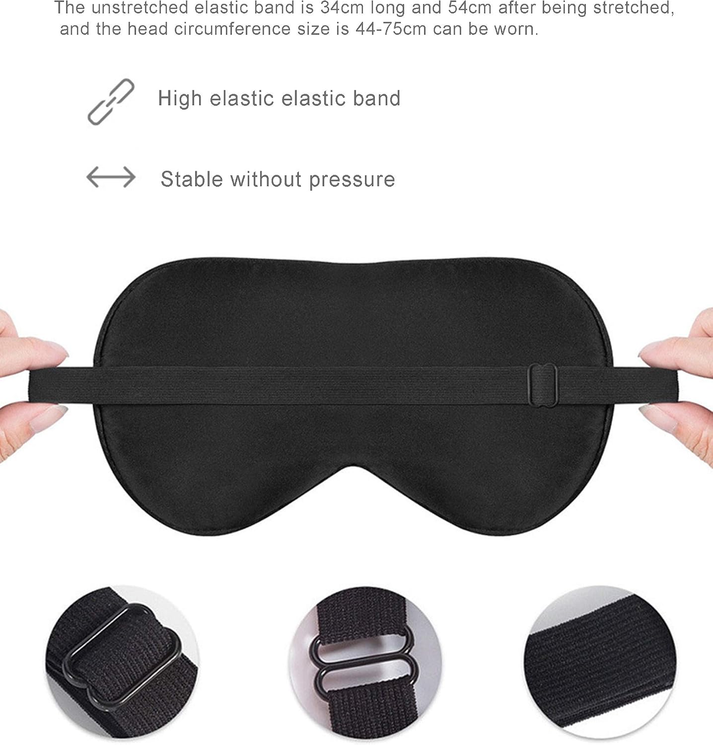 Sleep Eye Mask, Silk Blindfold - Image 4