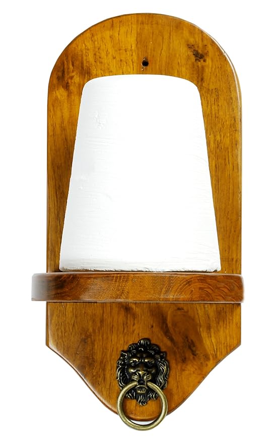 Wall Mount Pool Table Cone Chalk Holder Oak With Chalk