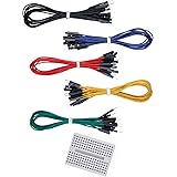 Aketek 50 PCS Jumper Wires Premium 200mm M/F Male-to-Female