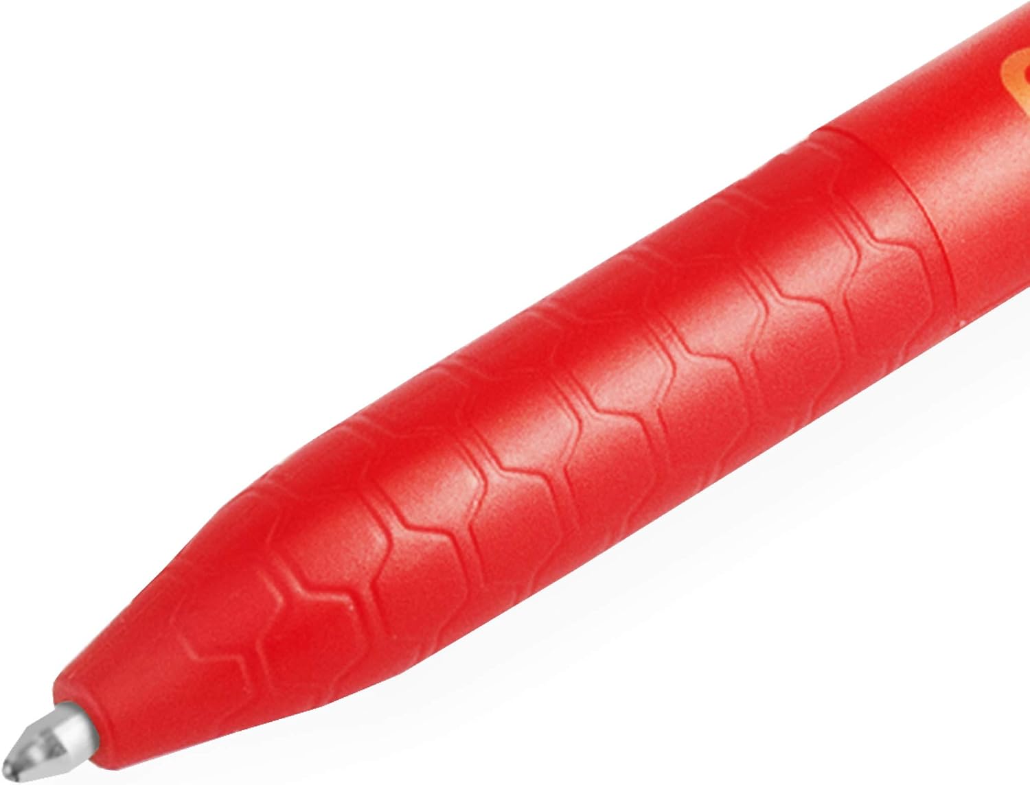 Pentel iZee BX470 Retractable Ballpoint Pen - 1.0mm - Red - Pack of 14 - Image 4
