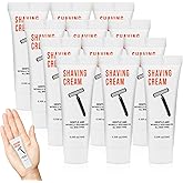 50 Shaving Cream Bulk Travel 10ml/0.35fl oz,Disposable Shaving Cream in Bulk Travel Shave Cream for Hotel Homeless,Jasmine