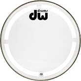 Drum Workshop Coated Clear Bass Drum Head, 22 inch