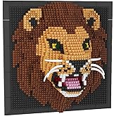 BDYDT Wall Art Lion Building Blocks Set; A Wall Decor Set for Adults Who Love Creative Hobbies(1700+ Pieces) Suitable for Adults