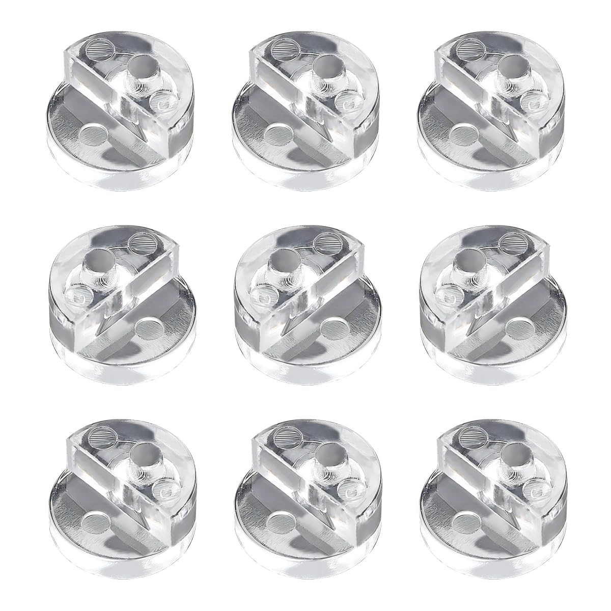 Qrity 20 Pcs Cabinet Door Glass Retainer Clips Kit, Mirror Holder Clip Brackets for Fixing 4-5mm Thick Glass and Window Mirrors โ image 1