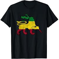 Amazon.com: Rasta Flag Colors Stripe Shirt Reggae Jamaican Vintage