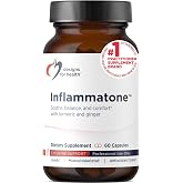 Designs for Health Inflammatone, Turmeric Supplements, 60 Capsules | Boswellia, Quercetin, Resveratrol, Turmeric Supplements with Proteolytic Enzymes
